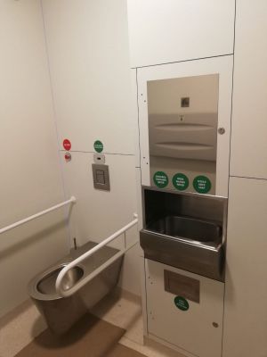 Publiczna toaleta w Lubiczu Górnym