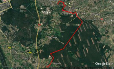 Czerwona trasa piesza Kopanino - Lubicz Dolny