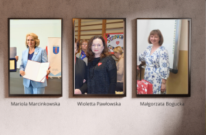 Mariola Marcinkowska, Wioletta Pawłowska i Małgorzata Bogucka