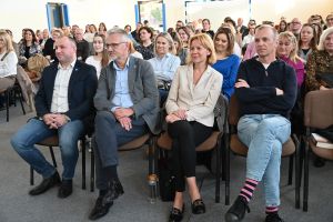W spotkaniu uczestniczyli m.in. wójt Marek Nicewicz i przewodniczący Marcin Różycki