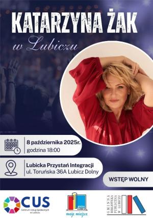 Plakat informujący o spotkaniu