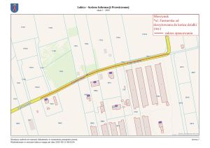 Mapka. Zakres prac w Mierzynku