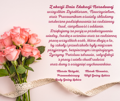 Życzenia od władz gminy