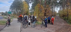 Mieszkańcy umówili się na wspólną przejażdżkę