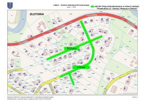 Odcinki dróg objęte pracami