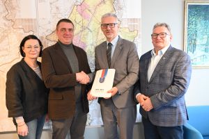 Podpisanie umów na przebudowę ulic w Lubiczu Górnym