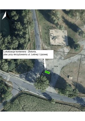 Lokalizacja kontenera w Złotorii
