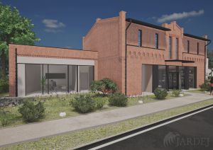 Wizualizacja nowego budynku biblioteki publicznej