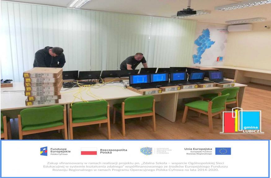 Gmina kupiła komputery do zdalnej nauki