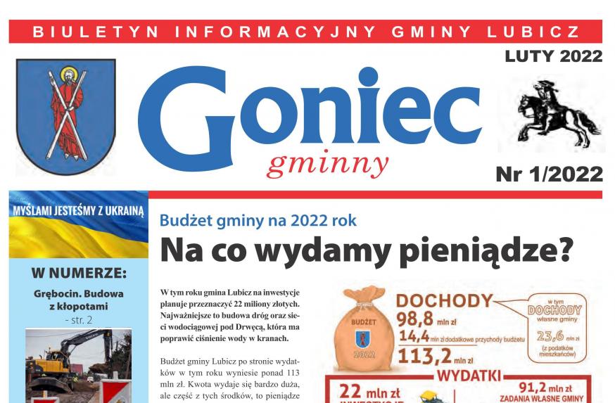 Lutowe wydanie „Gońca gminnego”