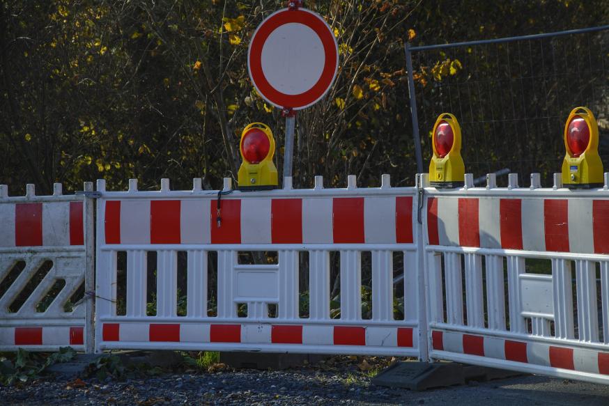Zamknięcie odcinka drogi Młyniec Pierwszy - Jedwabno