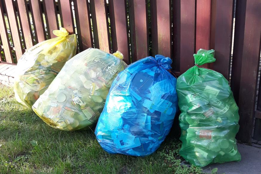 Odbiór śmieci segregowanych