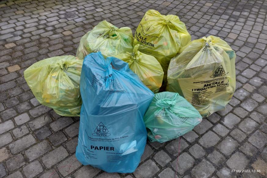 Wywóz odpadów segregowanych w grudniu